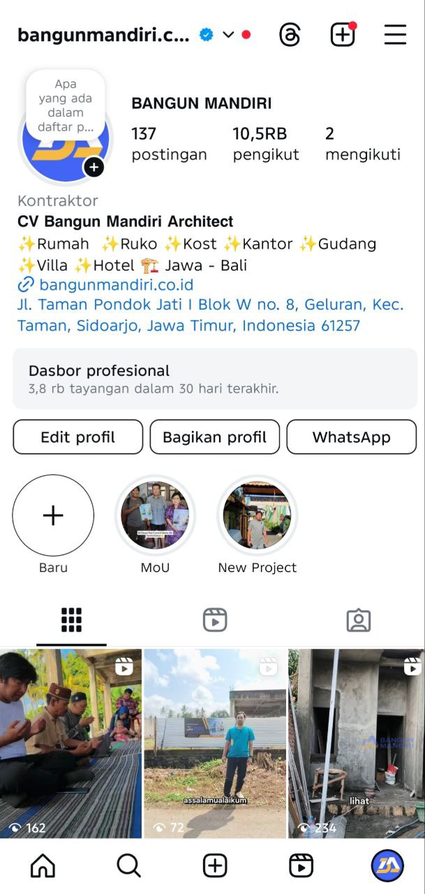 instagram jasa renovasi